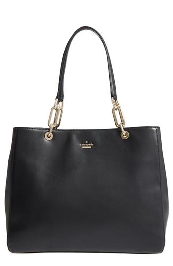 Kate Spade New York Robson Lane - Kellen Leather Shoulder Bag - Black