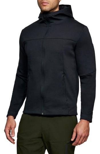 Men's Under Armour Sportstyle Elite Zip Hoodie - Black