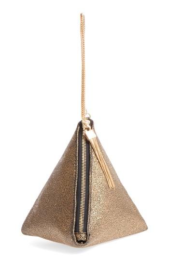 Street Level Triangle Clutch - Black