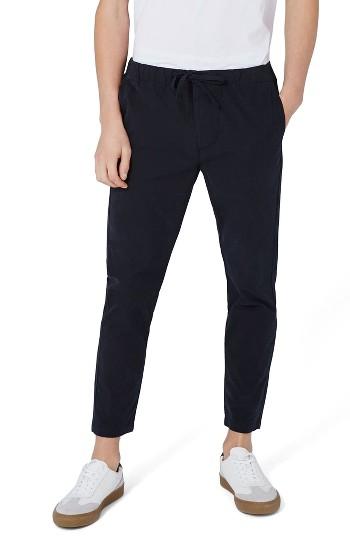 Men's Topman Skinny Fit Pinstripe Trousers X 32 - Blue