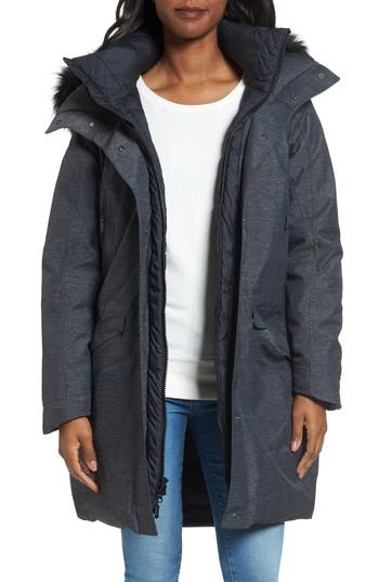Women's The North Face Cryos Expedition 800 Fill Power Down Gore-tex Parka - Grey