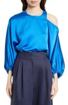 Women's Tibi Celestia Off The Shoulder Satin Top