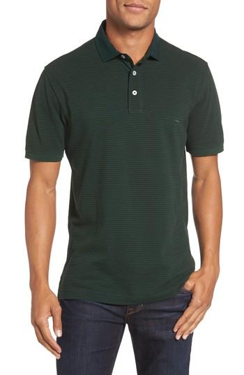 Men's Rodd & Gunn Lendenfield Sports Fit Stripe Pique Polo, Size - Green