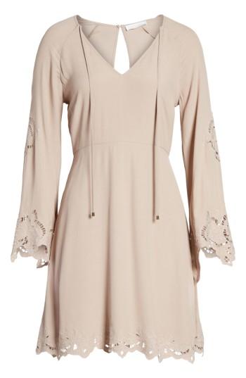Women's Astr The Label Fern Fit & Flare Dress - Pink