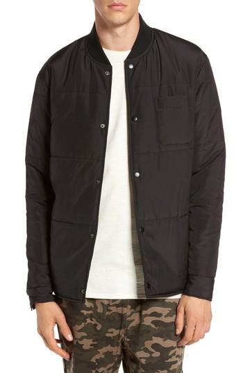 Men's Lira Clothing Bundy Bomber Jacket - Black