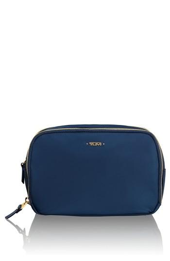 Tumi Voyageur - Leslie Nylon Cosmetics Pouch, Size - Ocean Blue