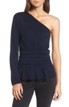 Women's Treasure & Bond X Something Navy One-sleeve Sweater