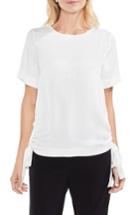 Women's Vince Camuto Side Drawstring Rumple Blouse, Size - White