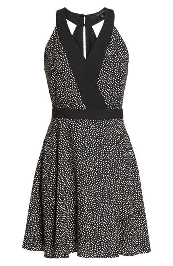 Women's 19 Cooper Dot Print Fit & Flare Dress