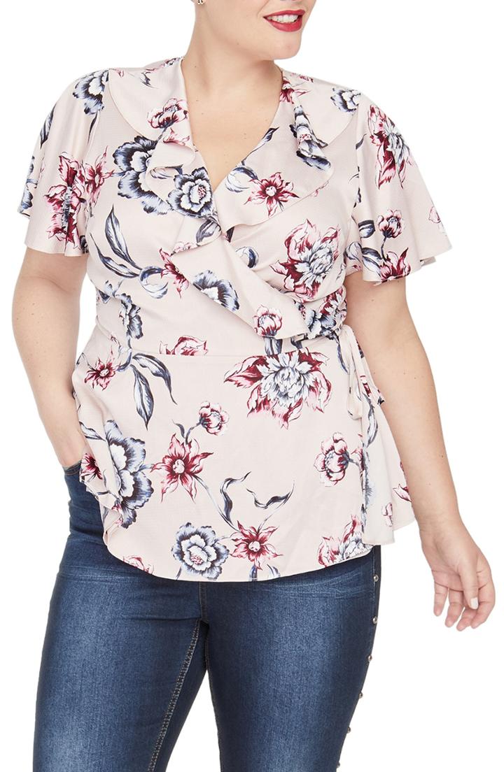 Women's Rachel Rachel Roy Gayla Faux Wrap Top