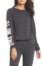 Women's Junk Food Take Me To Happy Hour Sweatshirt - Grey