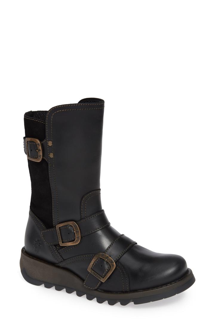 Women's Fly London Selk Bootie .5-6us / 36eu - Black