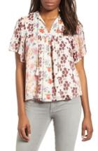 Women's Lucky Brand Floral Top - Ivory