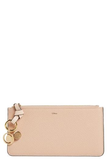 Women's Chloe Zip Wallet Pouch - Pink