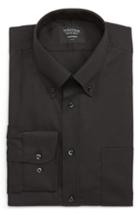 Men's Nordstrom Men's Shop Trim Fit Non-iron Dress Shirt .5 - 32/33 - Black