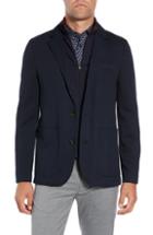 Men's Ted Baker London Glenny Slim Fit Layered Look Blazer (l) - Blue