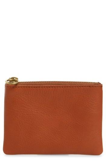 Madewell The Leather Pouch Wallet - Brown