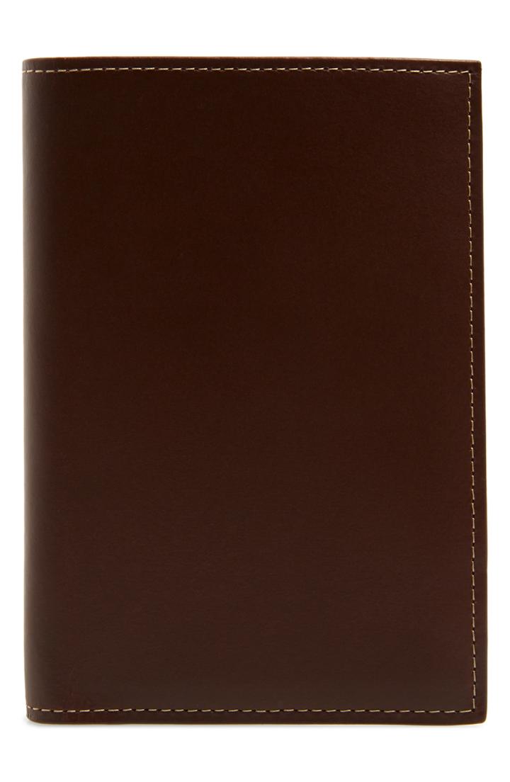 Nordstrom Wyatt Leather Passport Case - Brown