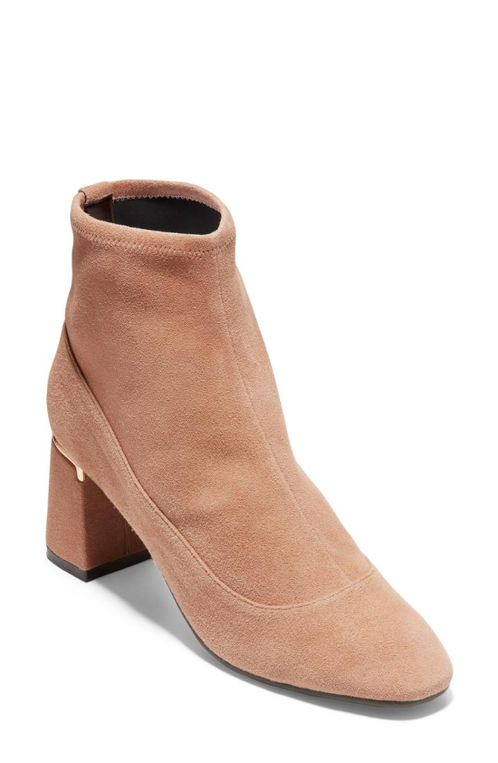 Women's Cole Haan Laree Stretch Bootie .5 B - Brown