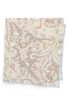 Men's Armstrong & Wilson Paisleys Cotton Pocket Square