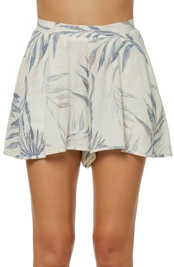 Women's O'neill Kalista Wide Leg Shorts - White