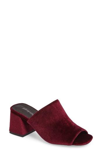 Women's Jeffrey Campbell 'perpetua' Open Toe Mule M - Red