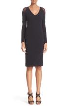 Women's Fuzzi Illusion Cold Shoulder Sheath Dress