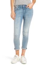 Women's Vigoss Thompson Ripped Crop Tomboy Jeans - Blue