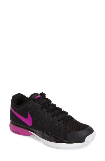 Women's Nike 'zoom Vapor 9.5 Tour' Tennis Shoe .5 M - Black