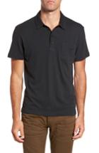 Men's Billy Reid Standard Fit Jersey Polo - Black