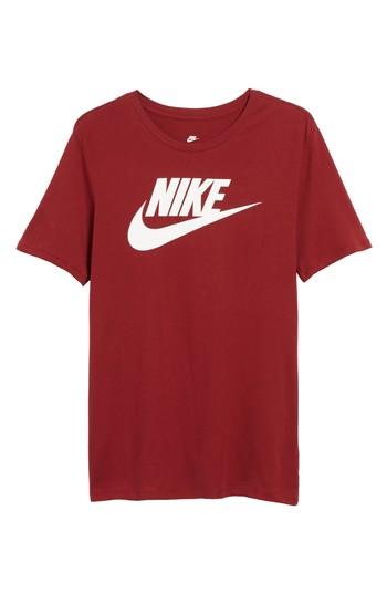 Men's Nike 'tee-futura Icon' Graphic T-shirt - Burgundy
