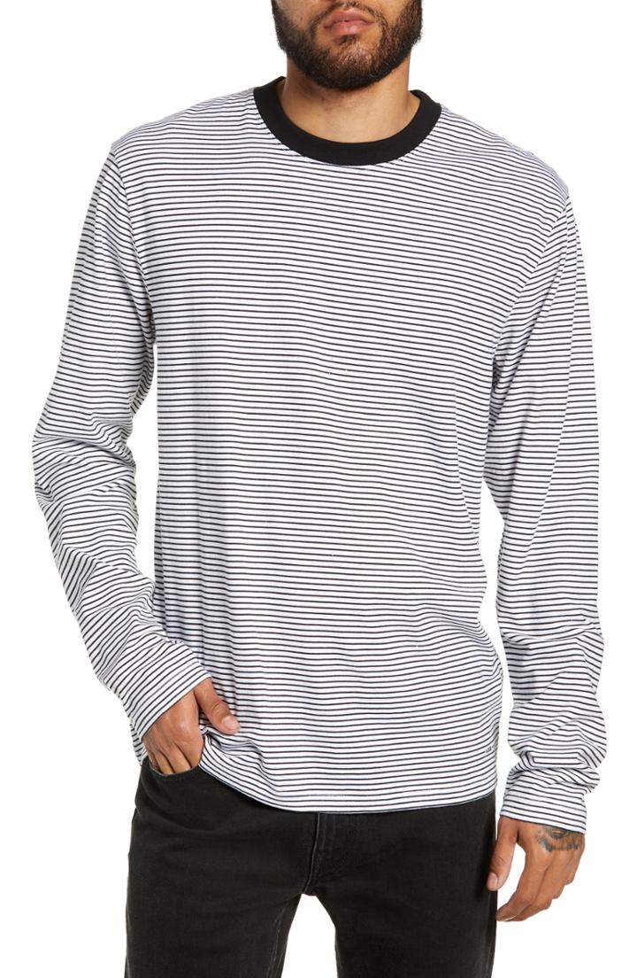 Men's Vans Engineered Stripe T-shirt - Black