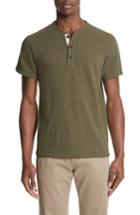 Men's Rag & Bone Standard Issue Henley, Size - Green