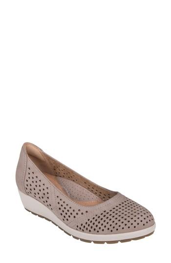 Women's Earth Violet Wedge M - Beige