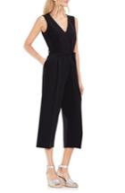 Women's Vince Camuto Sleeveless Tie Waist Jumpsuit - Black
