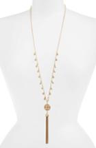 Women's Treasure & Bond Disc Tassel Pendant Necklace