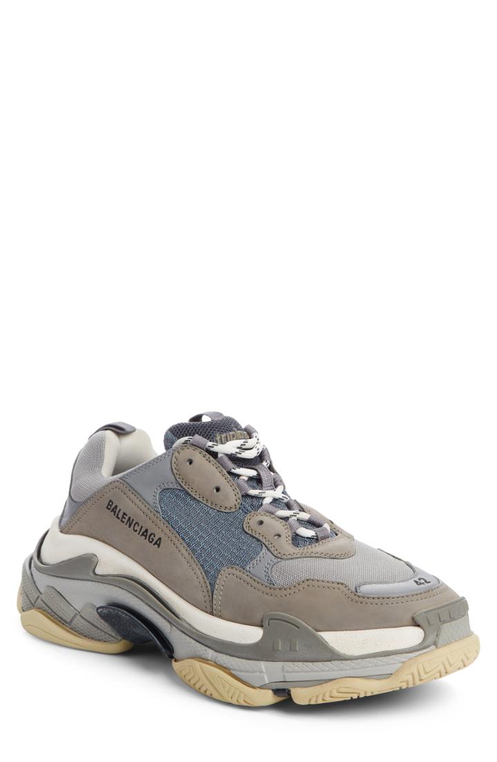 Men's Balenciaga Triple S Retro Sneaker Us / 39eu - Grey