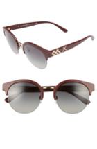Women's Burberry 52mm Gradient Semi Rimless Sunglasses - Bordeaux