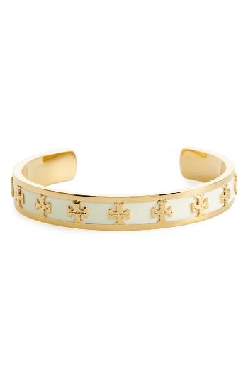 Women's Tory Burch Enamel Logo Cuff
