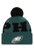 Men's New Era Cap Nfl Pom Beanie - Green
