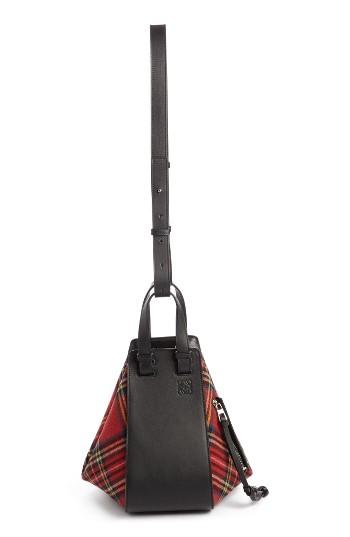 Loewe Small Hammock Tartan Shoulder Bag - None