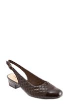 Women's Trotters Dea Slingback Sandal .5 M - Brown