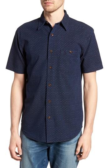 Men's Faherty Coast Sport Shirt - Blue