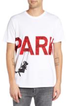 Men's Elevenparis Parking Print T-shirt, Size - White