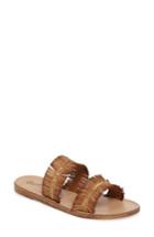 Women's Seychelles Someone Comin' Slide Sandal M - Brown