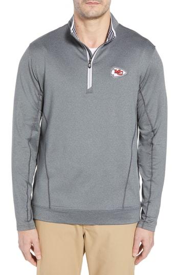 Men's Cutter & Buck Endurance Kansas City Chiefs Fit Pullover, Size Small - Black