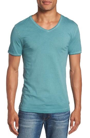 Men's Boss Orange Toulouse V-neck T-shirt - Green
