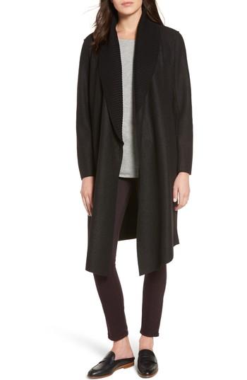 Women's Sosken Emily Boiled Wool Blend Duster Coat