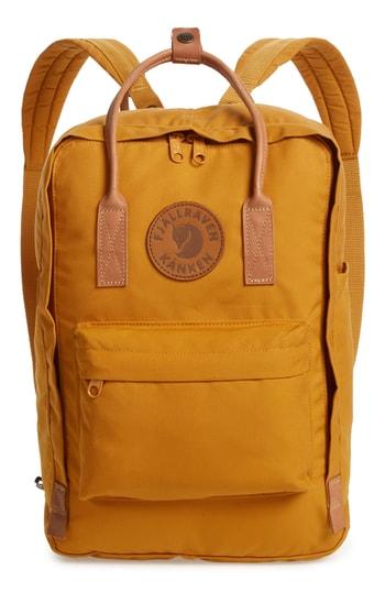 Fjallraven Kanken No. 2 15 Laptop Backpack - Yellow