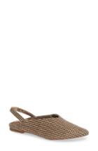 Women's Band Of Gypsies Heather Slingback Flat M - Brown